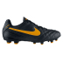 Nike Youth Tiempo Natural IV Leather FG Soccer Shoes (Charcoal)