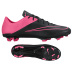Nike Mercurial Veloce II Leather FG Soccer Shoes (Black/Pink)