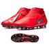 Nike Phantom Vision Academy DF MG Soccer Shoes (Crimson/Silver)