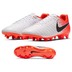 Nike Tiempo Legend 7 Academy FG Soccer Shoes (White/Crimson)