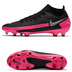 Nike Phantom GT Academy DF FG/MG Soccer Shoes (Black/Pink)