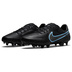 Nike  Tiempo  Legend  9 Pro FG Soccer Shoes (Black/Blue/Iron Grey) - $139.95