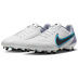 Nike  Tiempo  Legend  9 Academy FG Soccer Shoes (White/Pink/Blue)