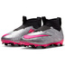Nike Youth   Zoom Mercurial Superfly 9 Academy FG (Silver/Pink)