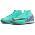 Nike   Zoom Mercurial Superfly 9 Academy Indoor Shoes (Turquoise)