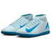 Nike Youth   Mercurial Superfly 10 Club Indoor Shoes (Glacier Blue)