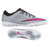 Nike MercurialX Finale Turf Soccer Shoes (Wolf Grey/Pink)