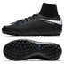 Nike Youth HypervenomX Phelon III DF Turf Shoes (Black/White)