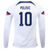 Nike USA  Pulisic #10 WC22 LS Soccer Jersey (Home 22/24)