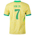 Nike  Brazil Vini Jr. #7 Soccer Jersey (Home 24/25)