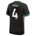 Nike Youth  Liverpool Virgil #4 Soccer Jersey (Away 24/25)