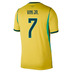 Nike Youth Brazil Vini Jr. #7 Soccer Jersey (Home 26/28)